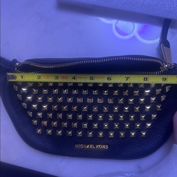 Michael Kors Black Belt Bag with Gold Accents - Picture 9 of 9